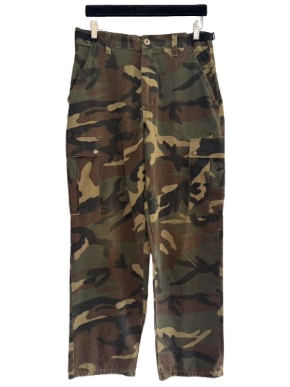 Northwest Territory Green Brown Camo Cargo Pants Outdoor Utility Cotton Blend
